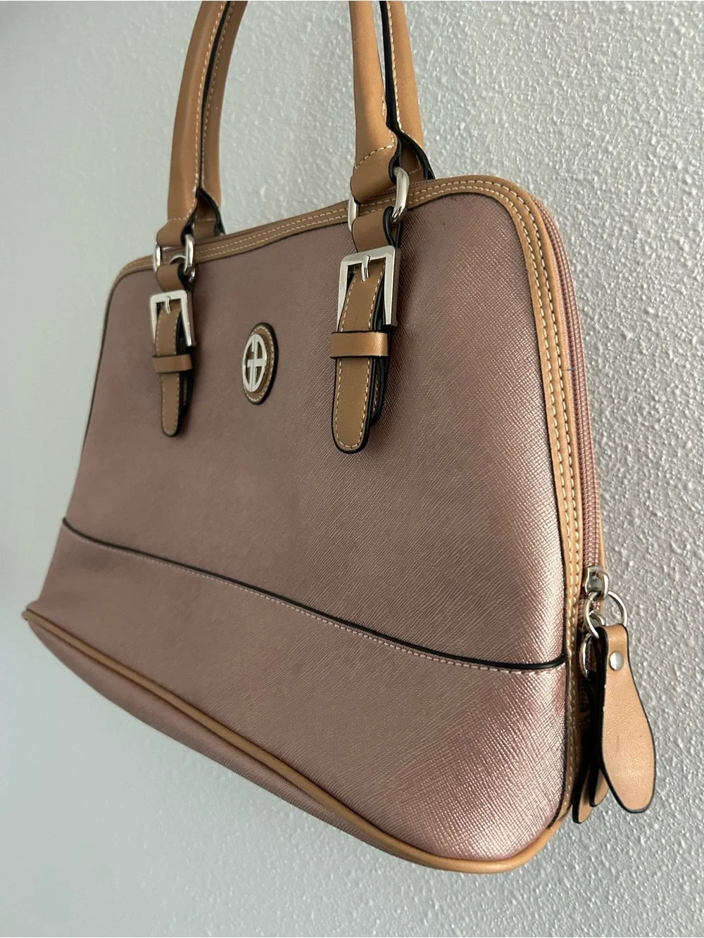 Giani Bernini Rose Gold Satchel
